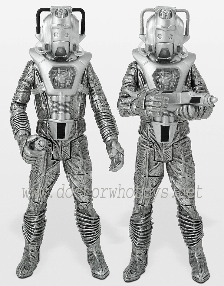 Cyber Leader & Cyberman Silver Nemesis